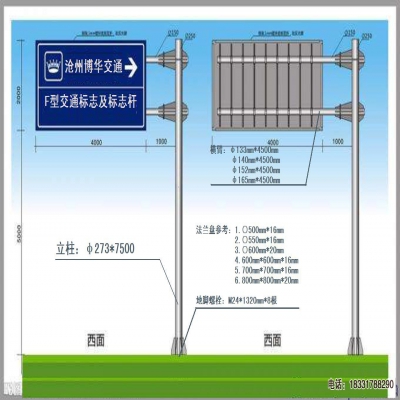 單懸臂式標(biāo)志桿 荷載標(biāo)準(zhǔn)計(jì)算值公式